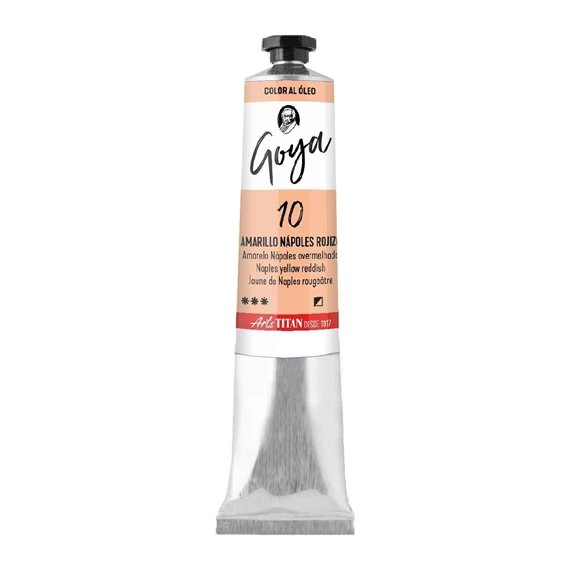 Oil Colour tube 60 ml Naples yellow reddish N° 10 - PackshotFront