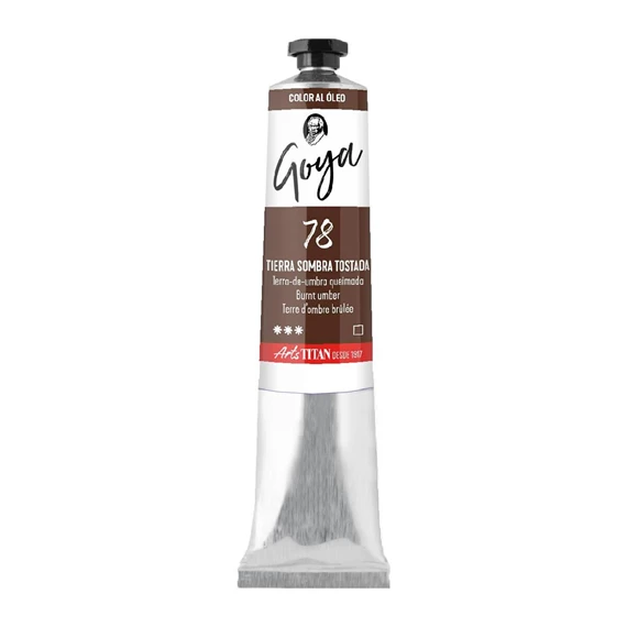 Colores al óleo tubo 60 ml Tierra sombra tostada N° 78 - PackshotFront