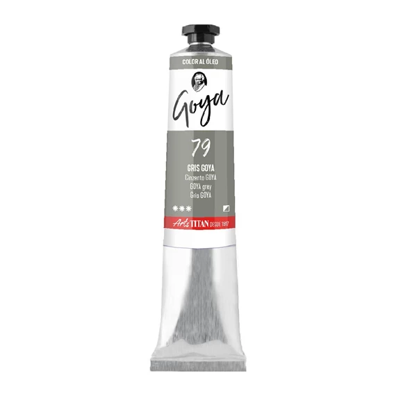 Oil Colour tube 60 ml GOYA grey N° 79 - PackshotFront