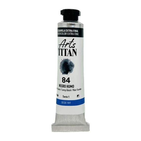 Acuarela Extra Fino tubo 20 ml Negro humo N° 84 - PackshotFront