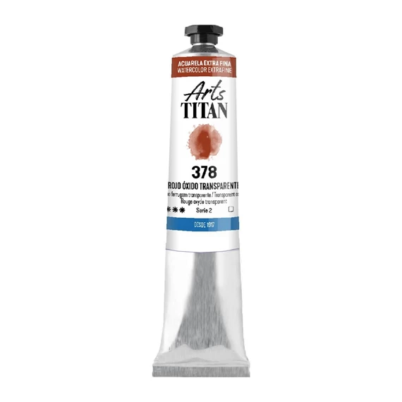 Watercolour Extra Fine tube 20 ml Transparent oxide red N° 378 - PackshotFront