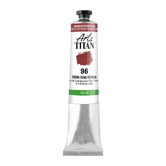 Colores gouache Extra Fine tubo 20 ml Tierra siena tostada N° 96 - PackshotFront