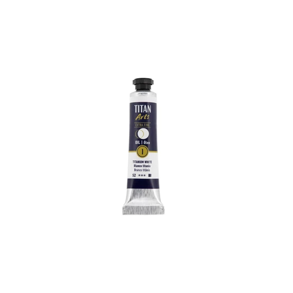 Oil Colour Extra Fine tube 20 ml Titanium white N° 1 - PackshotFront