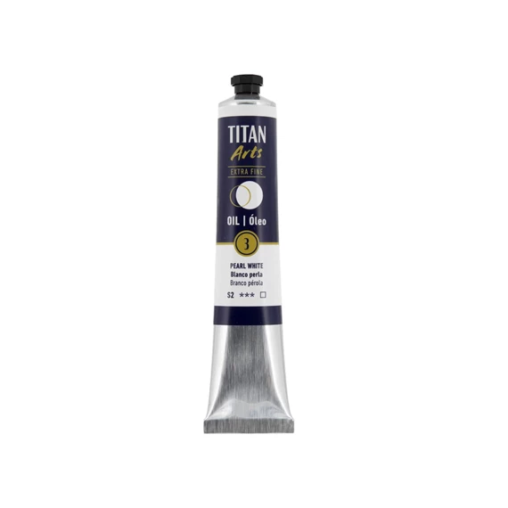 Colores al óleo Extra Fino tubo 60 ml Blanco perla N° 3 - PackshotFront