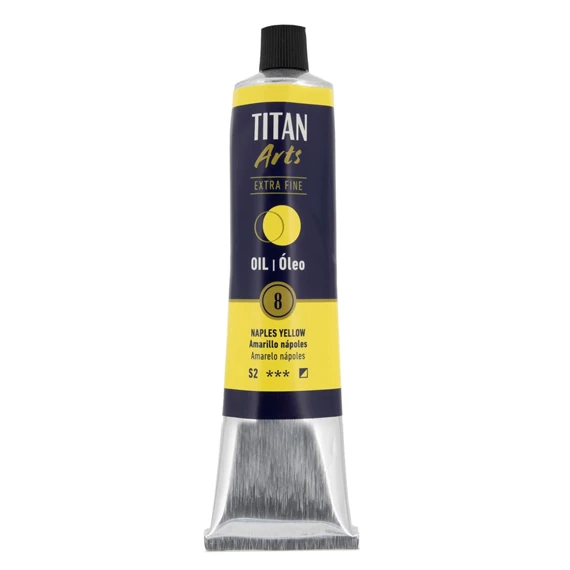 Oil Colour Extra Fine tube 200 ml Naples yellow N° 8 - PackshotFront