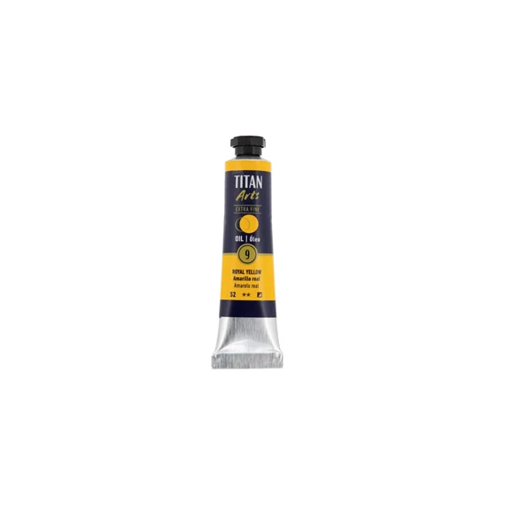 Oil Colour Extra Fine tube 20 ml Royal yellow N° 9 - PackshotFront