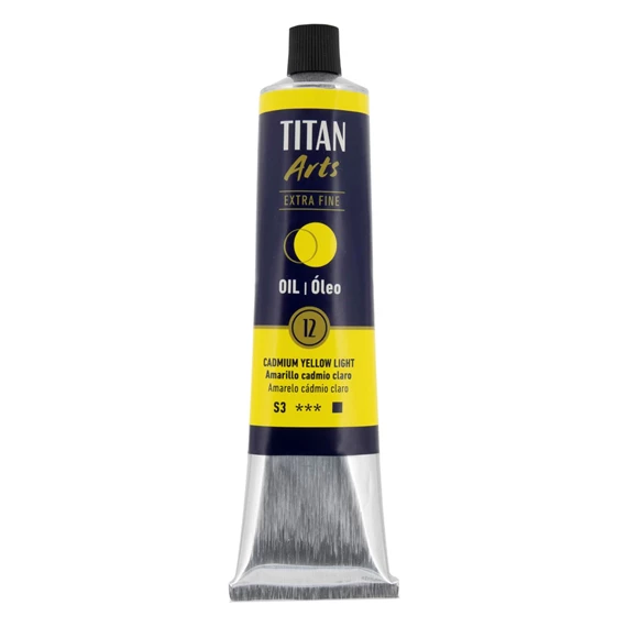 Colores al óleo Extra Fino tubo 200 ml Amarillo cadmio claro N° 12 - PackshotFront