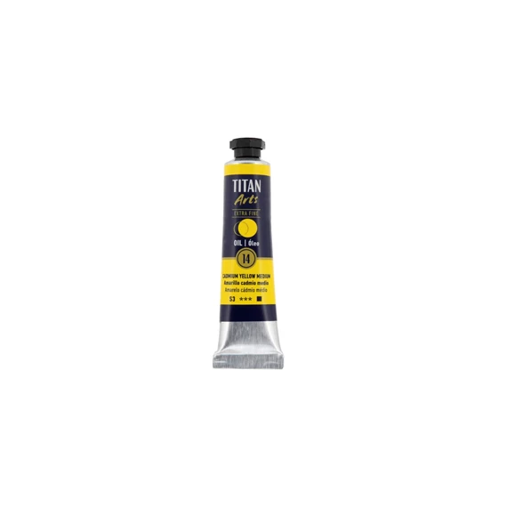 Colores al óleo Extra Fino tubo 20 ml Amarillo cadmio medio N° 14 - PackshotFront