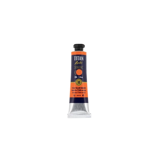 Oil Colour Extra Fine tube 20 ml TITAN yellow orange N° 30 - PackshotFront