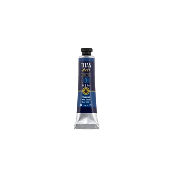 Oil Colour Extra Fine tube 20 ml TITAN blue N° 46 - PackshotFront