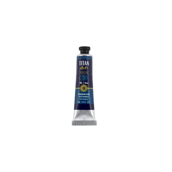 Colores al óleo Extra Fino tubo 20 ml Azul turquesa N° 48 - PackshotFront