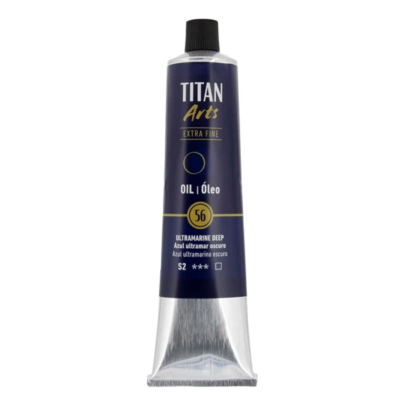 Colores al óleo Extra Fino tubo 200 ml Azul ultramar oscuro N° 56 - PackshotFront