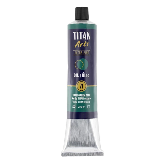 Colores al óleo Extra Fino tubo 200 ml Verde TITAN oscuro N° 71 - PackshotFront