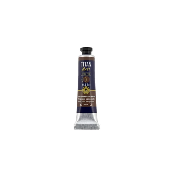 Colores al óleo Extra Fino tubo 20 ml Pardo óxido transparente N° 75 - PackshotFront