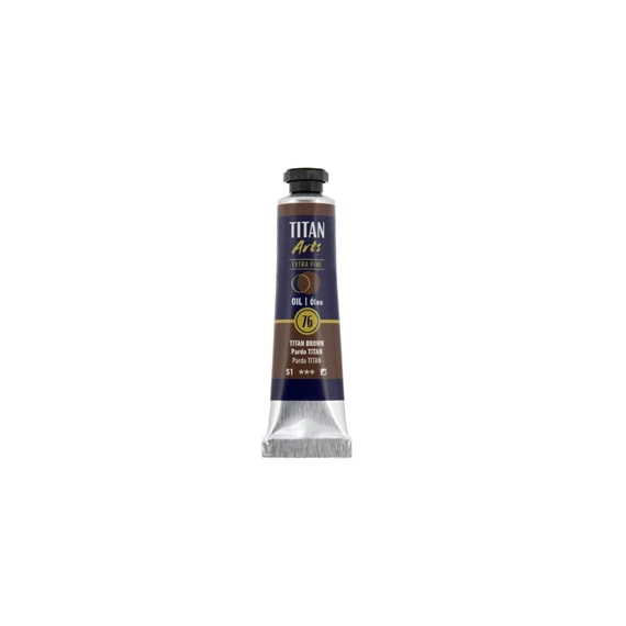Colores al óleo Extra Fino tubo 20 ml Pardo TITAN N° 76 - PackshotFront