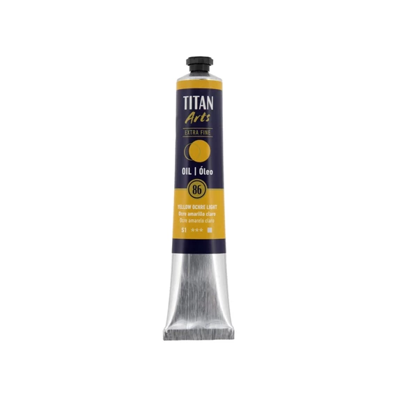 Oil Colour Extra Fine tube 60 ml Yellow ochre light N° 86 - PackshotFront