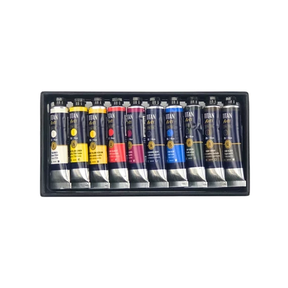 Titan Arts Set Óleo Extra Fine Basico 10X20 ml - PackshotFront