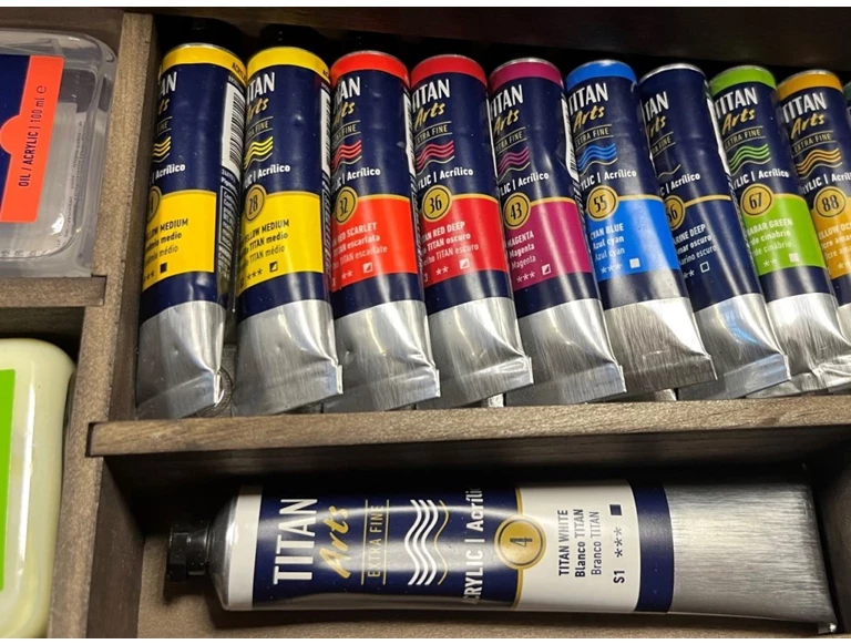 Titan Arts Extra Fine Acrylic Colours
